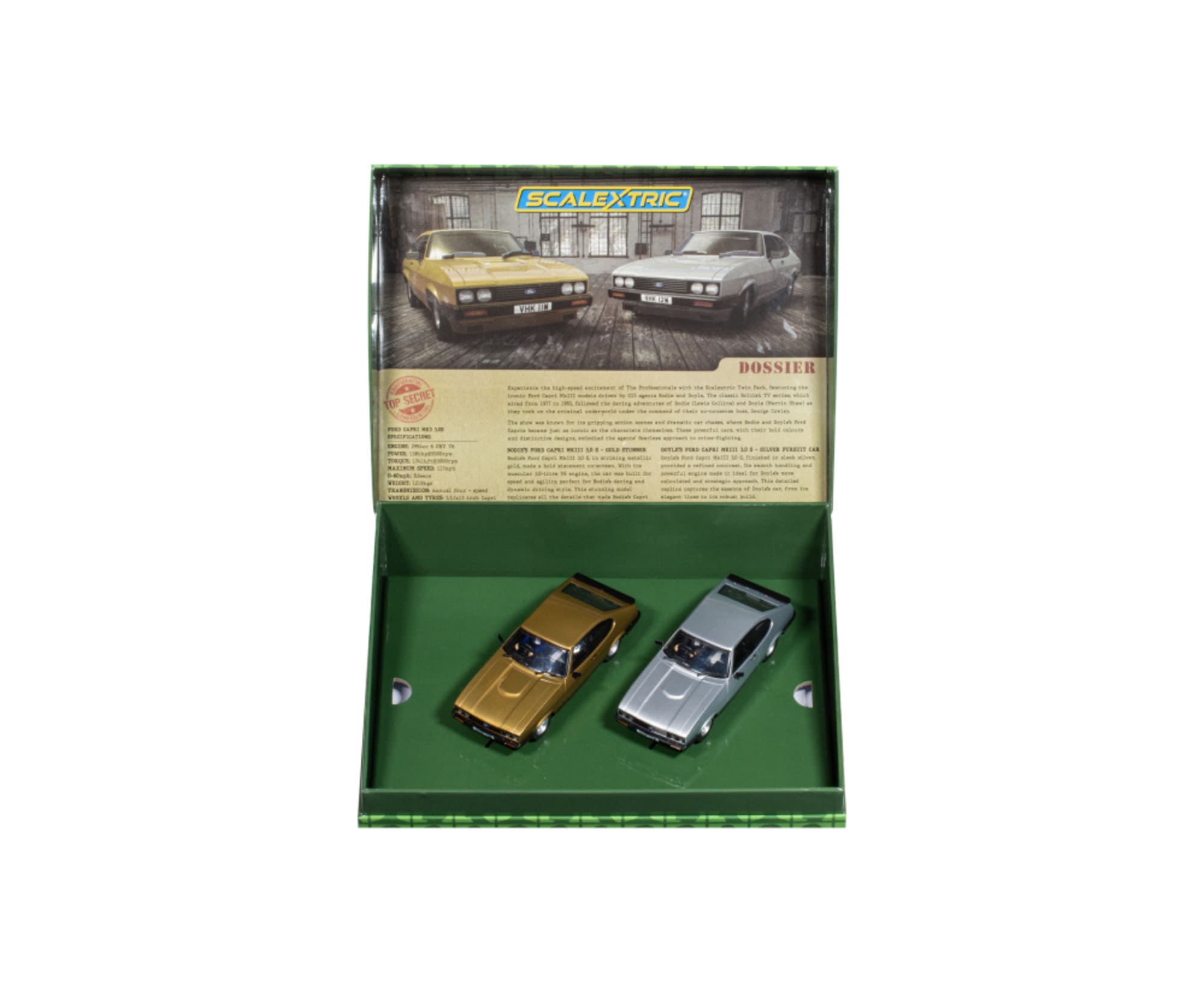 Scalextric 1_32 The Professionals Capri Twin Pack Slotcar