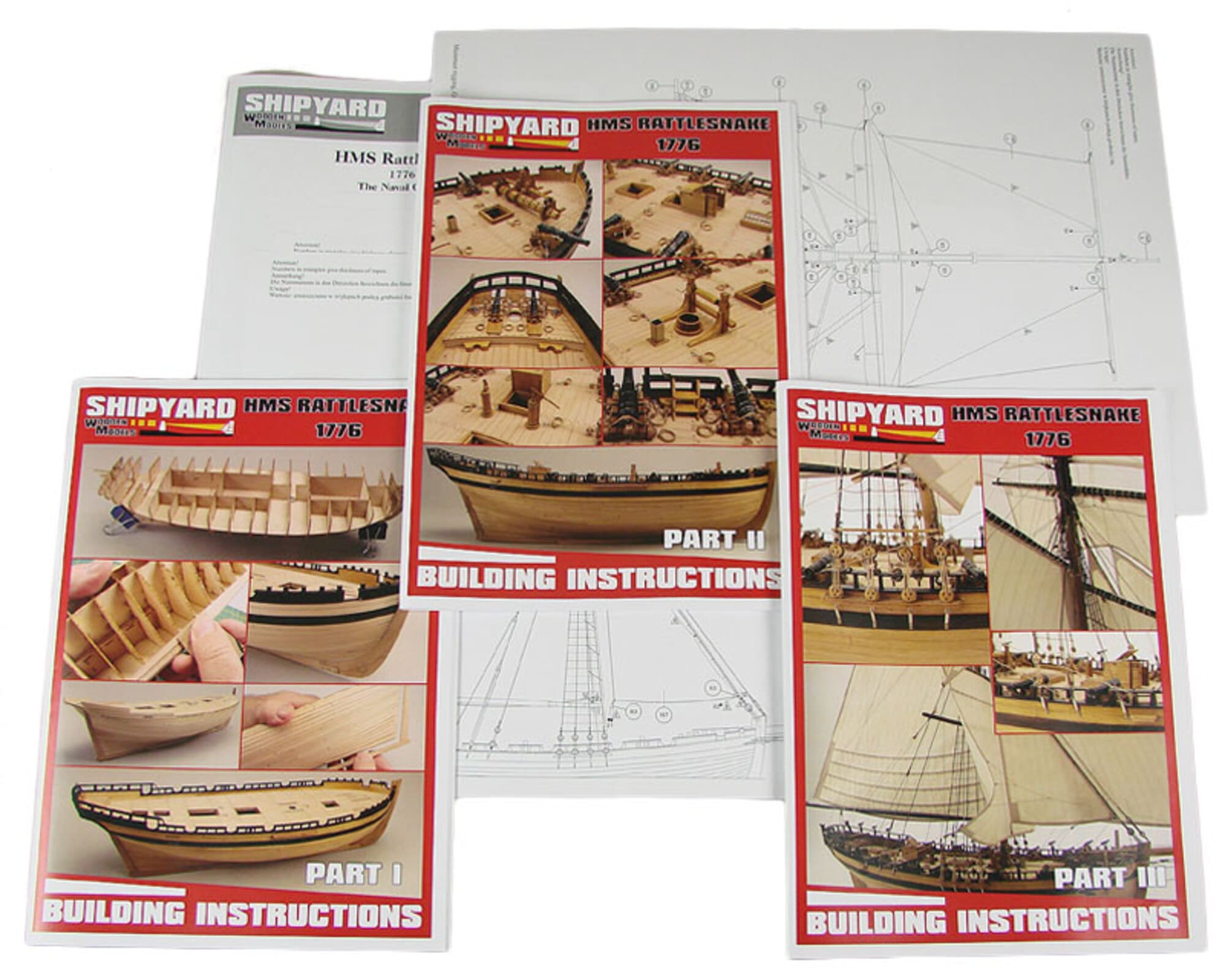 HMS Rattlesnake 1776 Modellbausatz 1_72 Laser-Cut Holzbau