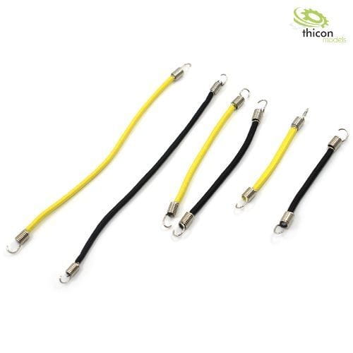 Thicon 1_14 Expander-Sicherungsgummis mit Metallhaken Set - RC-Zubehoer