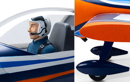 E-flite Extra 330 SC 3D 1.3m RC Flugzeug BNF Basic mit AS3X and SAFE Select - RC-Zubehoer
