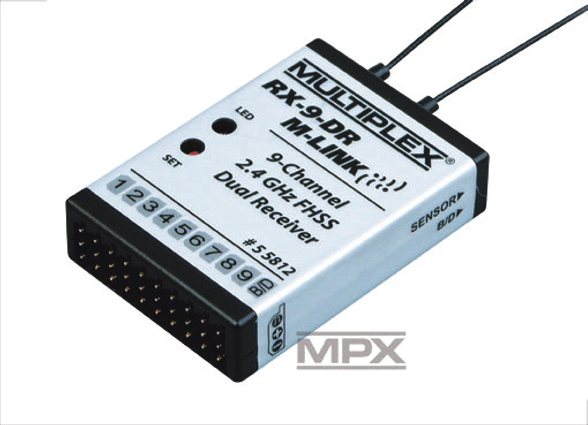 Multiplex Empfänger RX-9 DR M ( MLINK ) 2,4 GHz Multiplex Empfänger RX-9 DR M ( MLINK ) 2,4 GHz