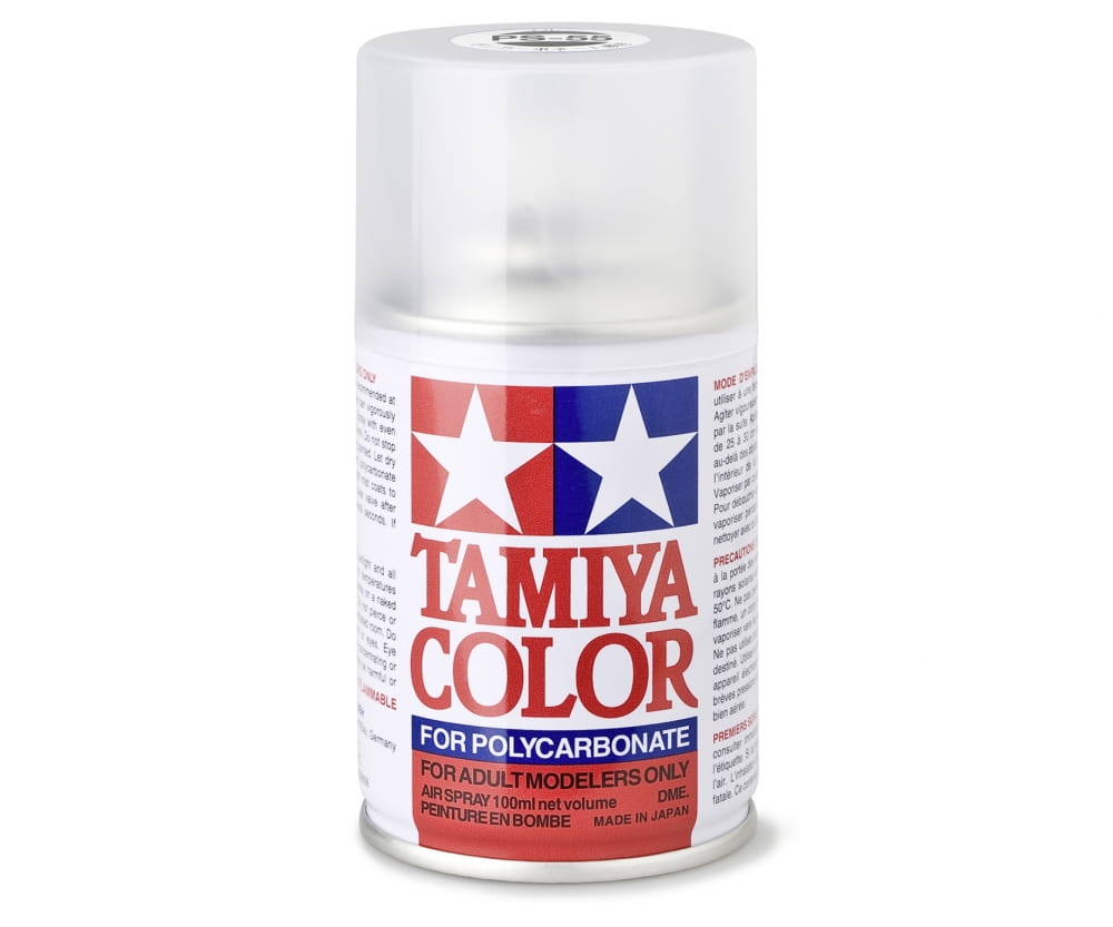 Tamiya PS-55 Flat Clear matt Sprühfarbe 100ml für Polycarbonat ( Lexanfarbe )