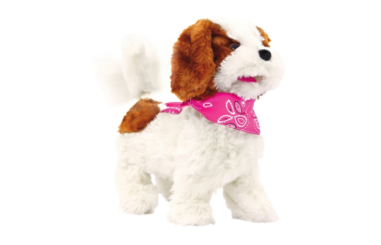 Jamara Lucky RC Plüschhund Weiß/Braun 27MHz