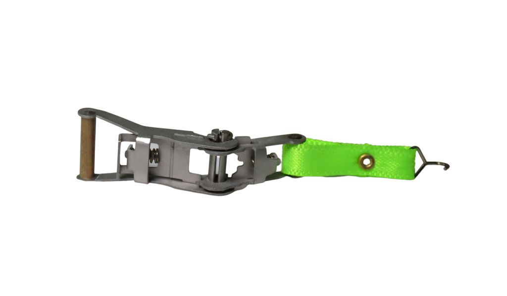 Thicon 1_10 Spanngurt gruen mit Ratschen-Funktion aus Edelstahl - RC-Zubehoer