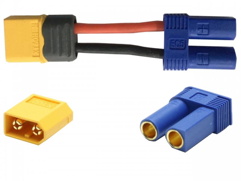 Extron Adapter XT60 auf EC5 Extron Adapter XT60 auf EC5 - RC-Zubehoer