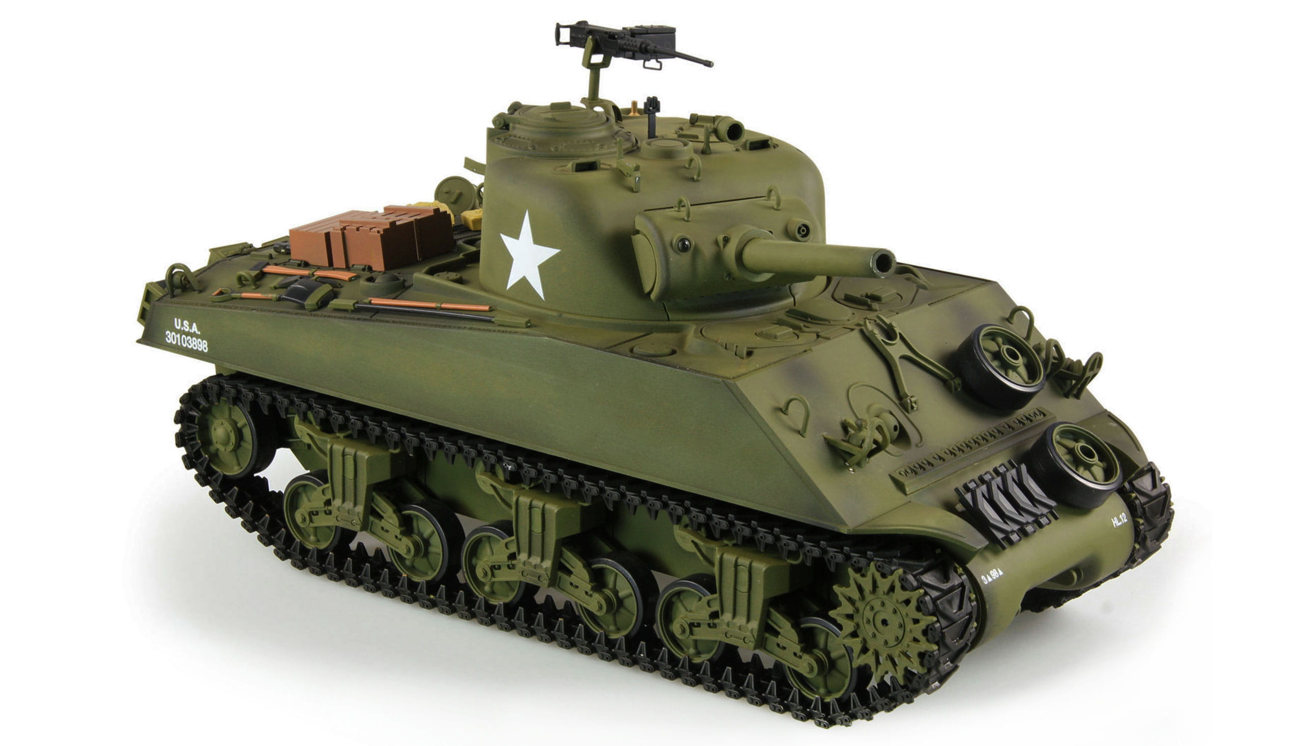 Amewi RC Panzer 1:16 U.S. M4A3 Sherman Advanced Line IR BB Amewi RC Panzer 1:16 U.S. M4A3 Sherman Advanced Line IR BB