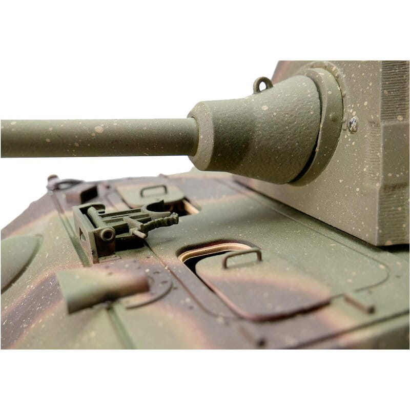 Torro Panther F RC Panzer 1_16 Pro IR Servo Vollmetall Tarn Holzkiste