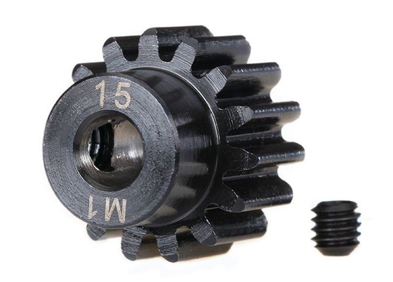 Traxxas Zahnrad_ 15-T Ritzel _1.0 Modul_ 5mm Welle extra-hart - RC-Zubehoer