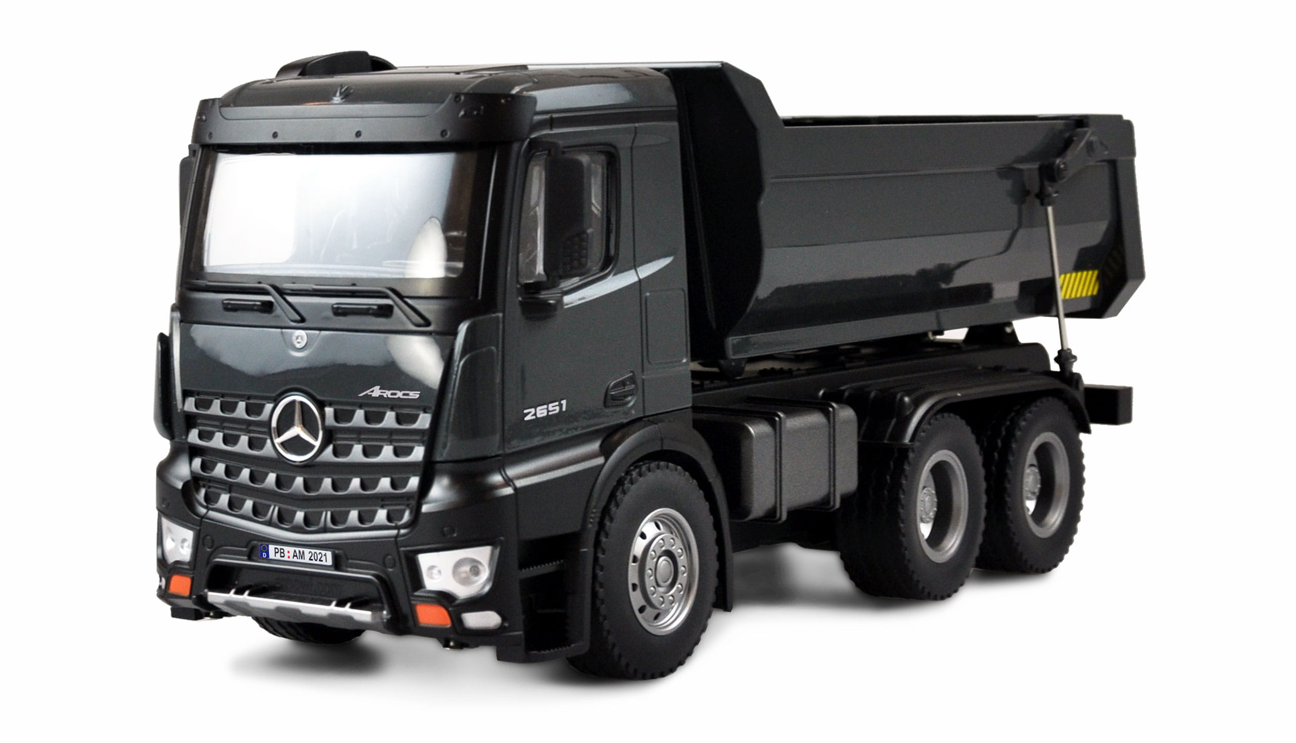 Amewi RC Mercedes LKW Kipper PRO Metall 2,4GHz RTR 1:14 grau Amewi RC Mercedes LKW Kipper PRO Metall 2,4GHz RTR 1:14 grau