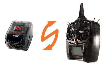 SPEKTRUM 6 Kanal Empfaenger AR620 spektrum ar620 empfaenger