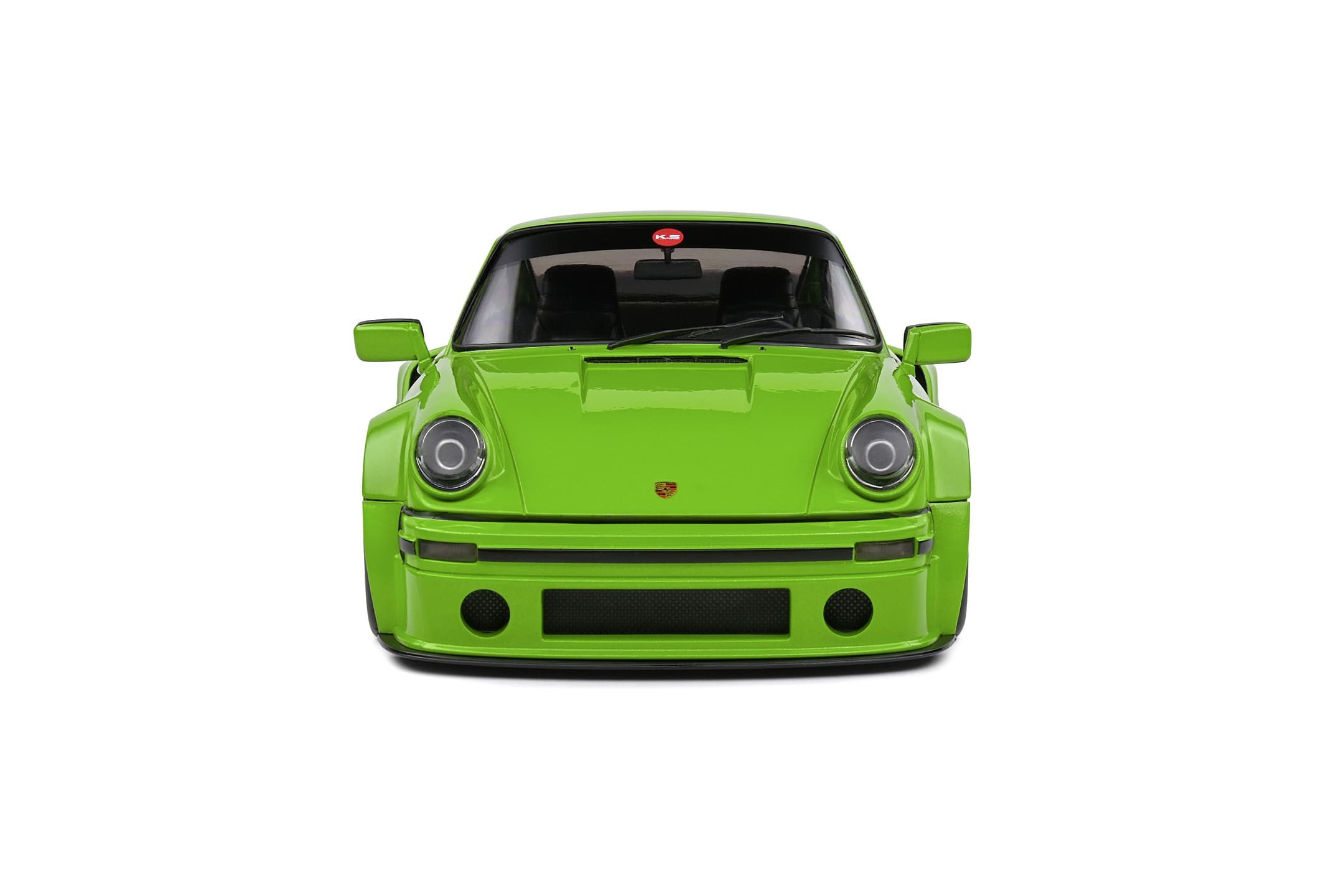 Solido 1_18 Porsche KS-R 2022 Modellauto gruen - Detailgetreue Nachbildung mit Oeffnungstueren