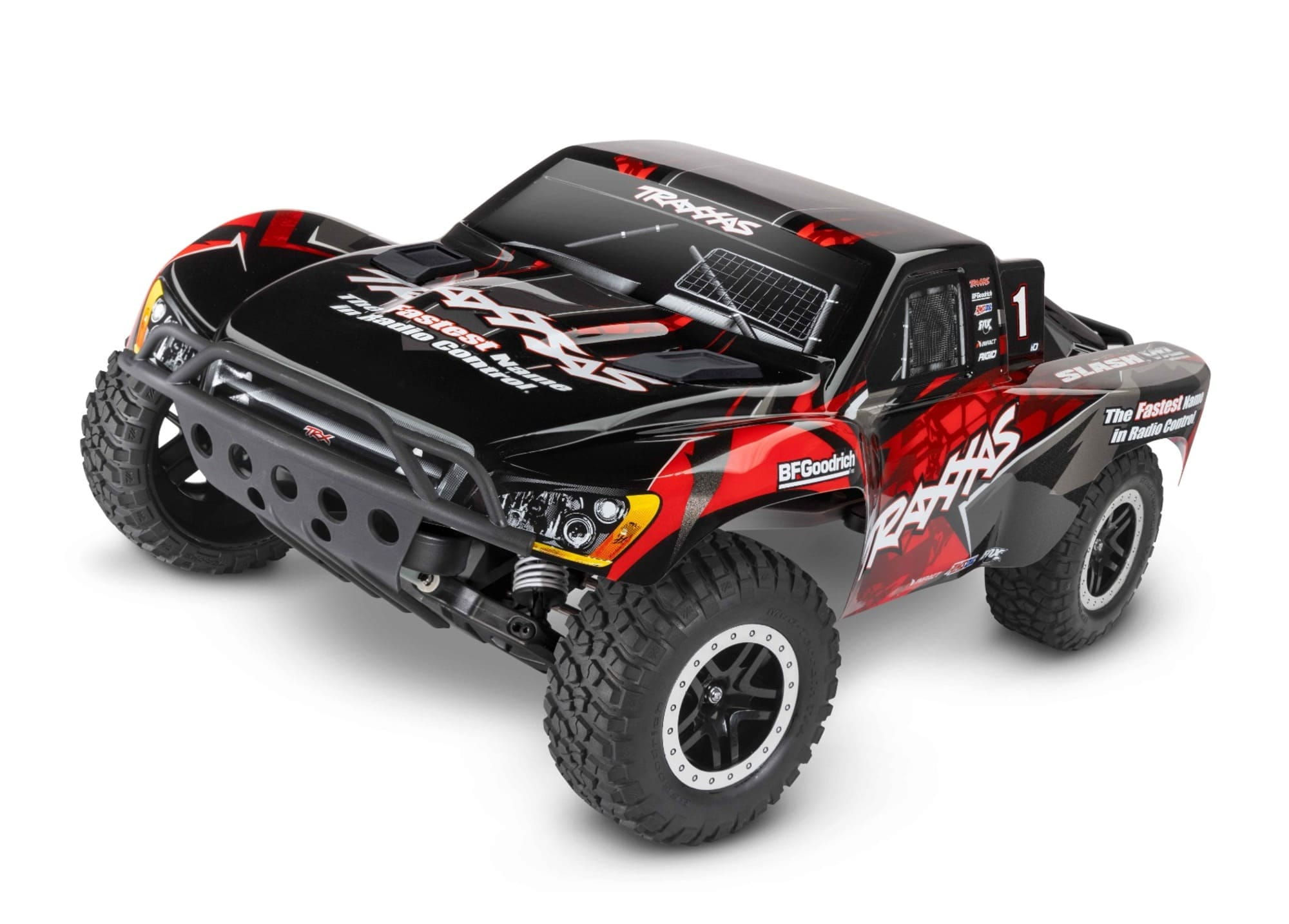 Traxxas Slash VXL Rot 2WD Short Course Truck 1_10 mit Clipless-Karosserie
