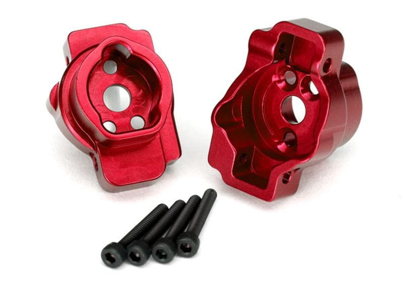 Traxxas Portal-Drive-Axle-Mount hinten Alu rot - RC-Zubehoer