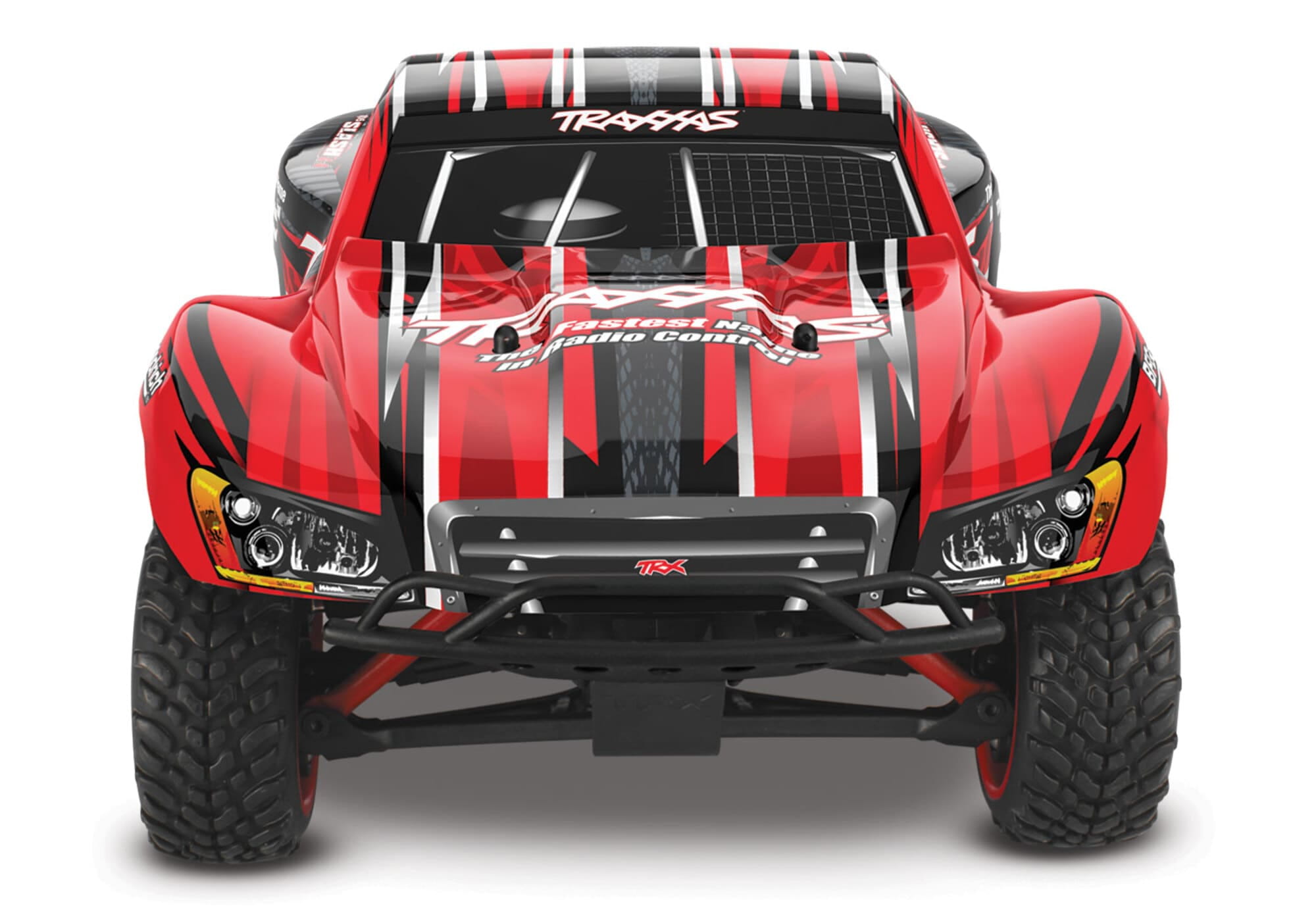 Traxxas 1_16 Slash 4X4 Short Course Truck RTR in Rot mit Akku und USB-C-Ladegeraet