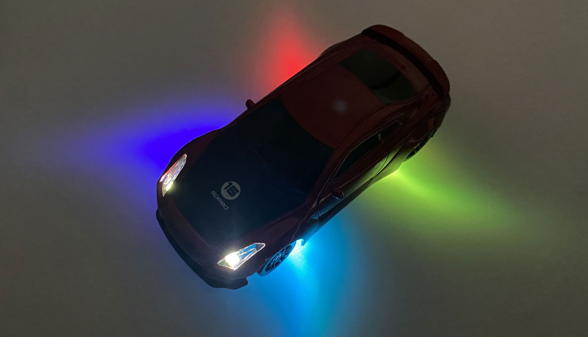 Amewi Drift Sport Muscle Car 1_43 RTR in Grau mit Gyro und LED