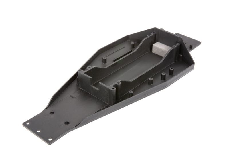 Traxxas Chassis unten schwarz _166mm Akkufach_ benoetigt 3725R Regler - RC-Zubehoer