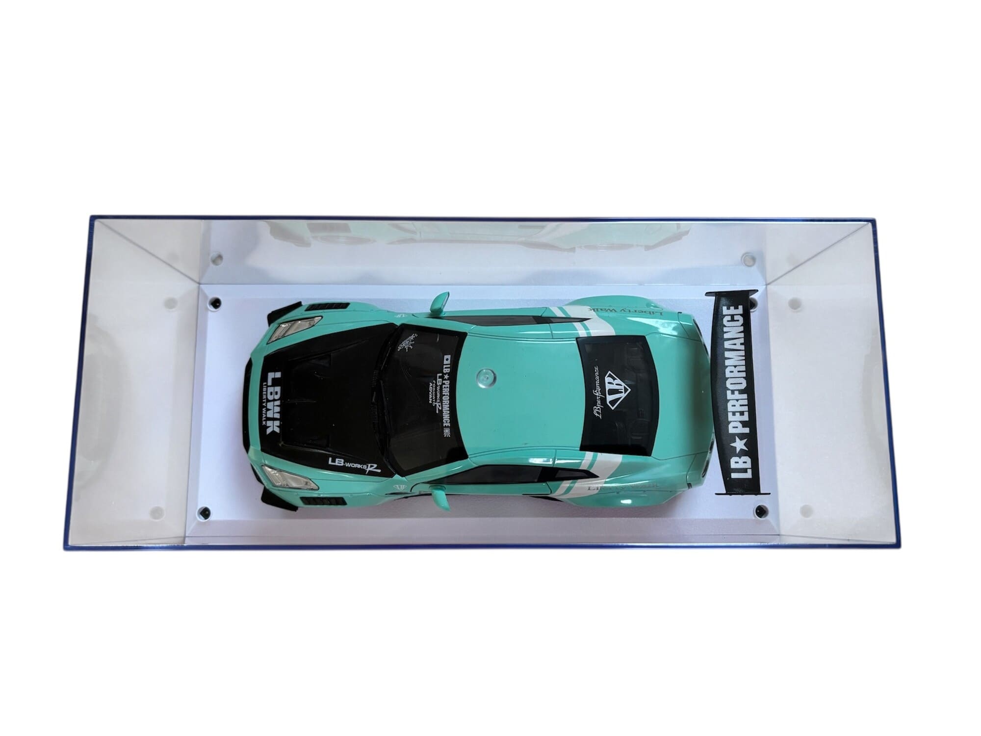 Triple9 Modellauto-Vitrine 1_18 stapelbar mit weisser Basis