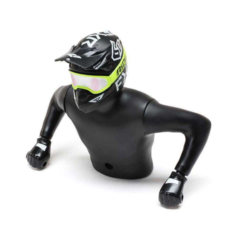 Losi Rider Figure Upper FXR Gelb_ Promoto-SM - RC-Zubehoer