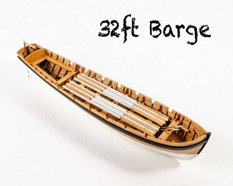 Krick Beiboot Barge 32 ft. / 151 mm Bausatz