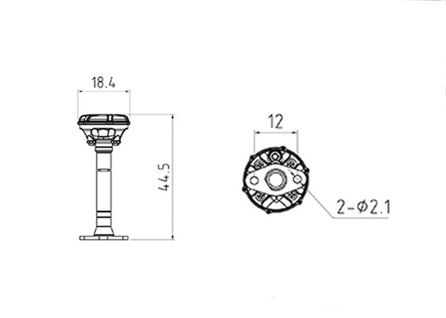 Lesu GPS-Antenne mit LED 1 Stück RC Modellbau Lesu GPS-Antenne mit LED 1 Stueck RC Modellbau - RC-Zubehoer