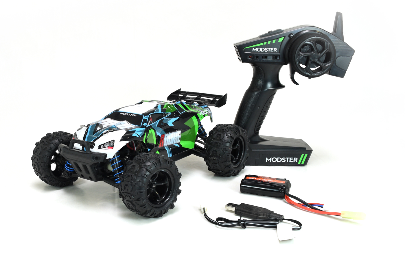 Modster Rookie RC Monster Truck Brushed 4WD 1_18 RTR - RC-Zubehoer