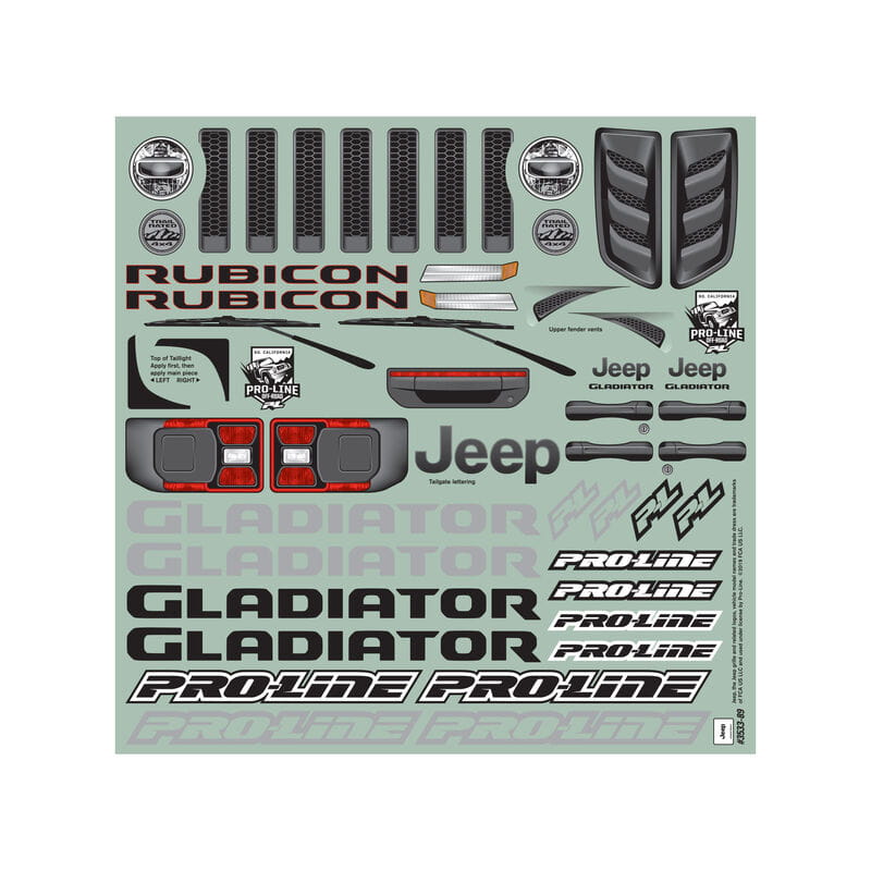 Proline Pre-Cut Jeep Gladiator Rubicon Clear Body X-MAXX - RC-Zubehoer