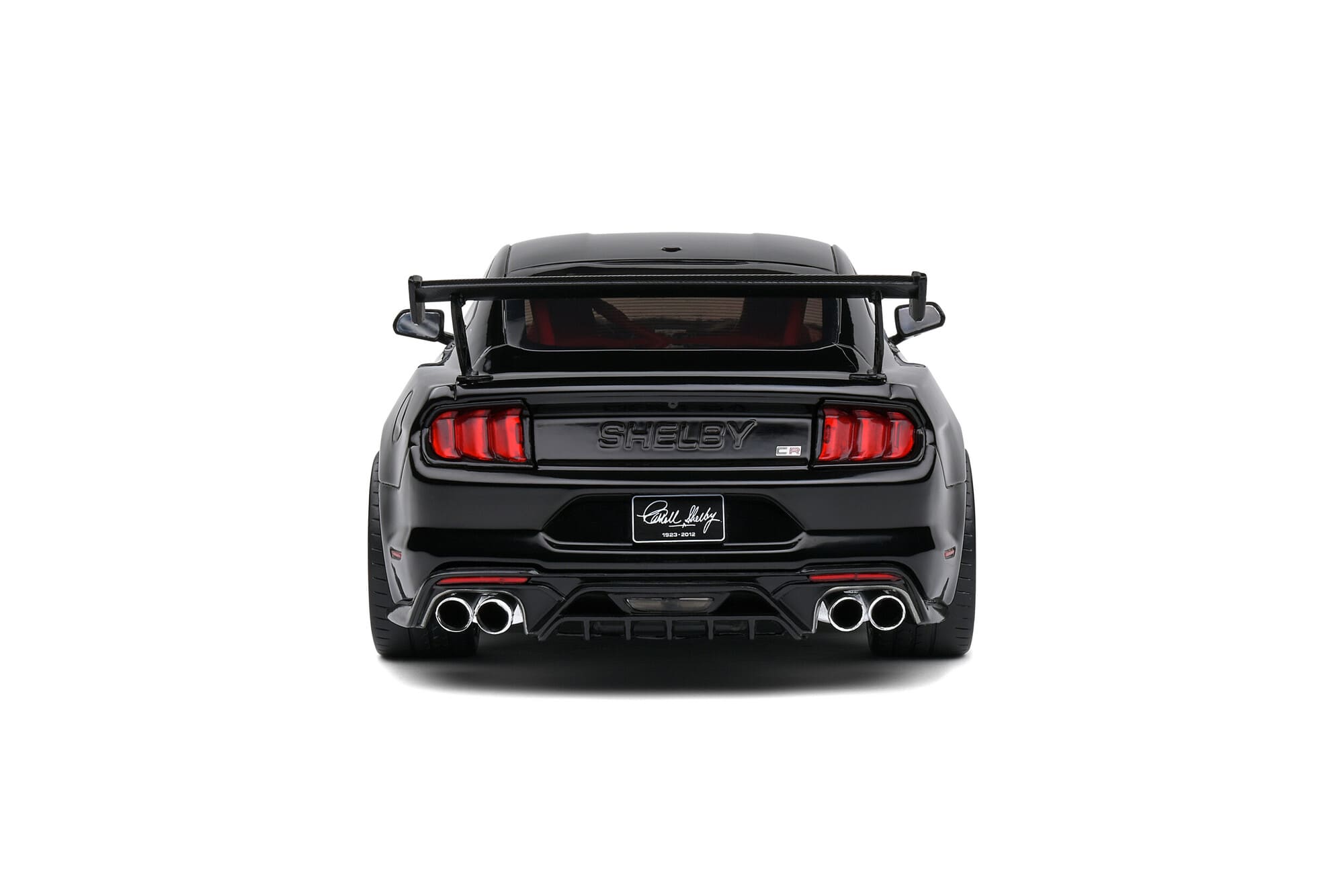 Solido Shelby GT500 Code Red Schwarz Standmodellauto im Massstab 1_18