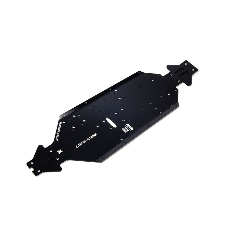 Arrma Aluminum Chassis CNC 7075 T6 SWB Black - RC-Zubehoer