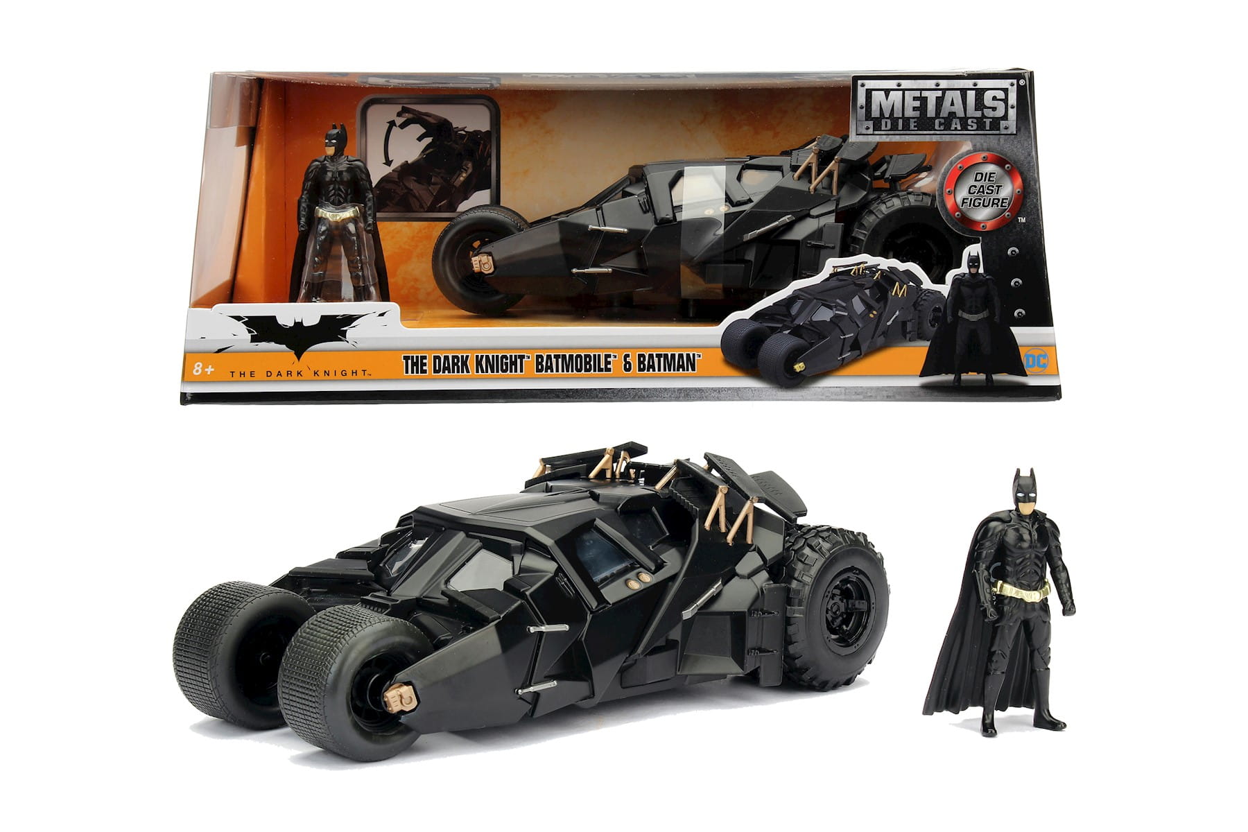 Jadatoys Modellauto Batman The Dark Knight Batmobile 1:24