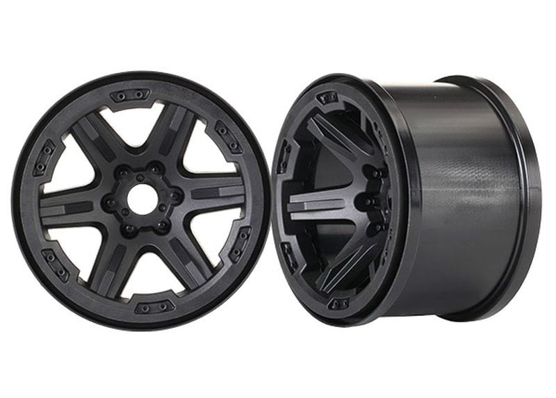 Traxxas Felge 3.8 schwarz _2_ 17mm Aufnahme - RC-Zubehoer