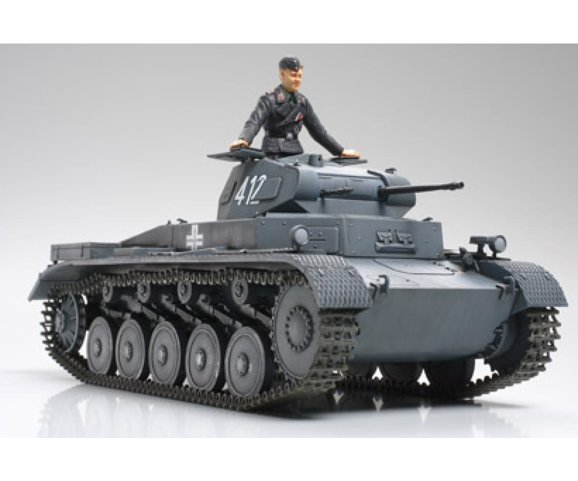 Tamiya WWII Deutscher Kampf Panzer II Ausf. A/B/C (1) 1:35 Plastik Modellbau Militär Bausatz