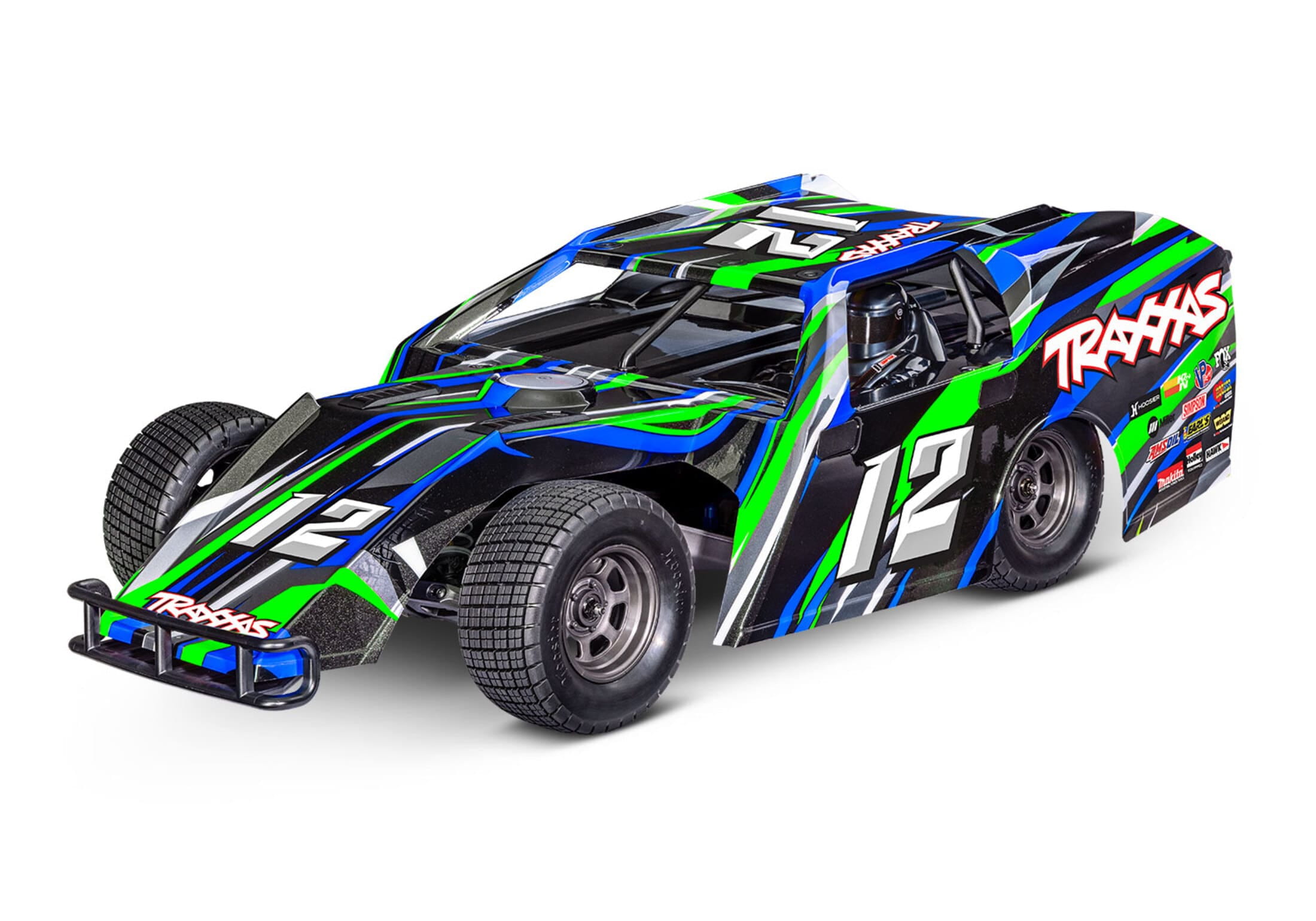 Traxxas RC Slash Mudboss Dirt Oval Racer 1-10 RTR Gruen