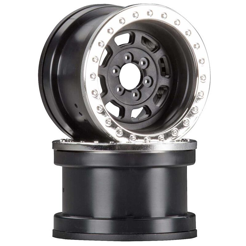 Axial AX08142 2.2 Trail ReadyHD Series Wheels Chrome (2)