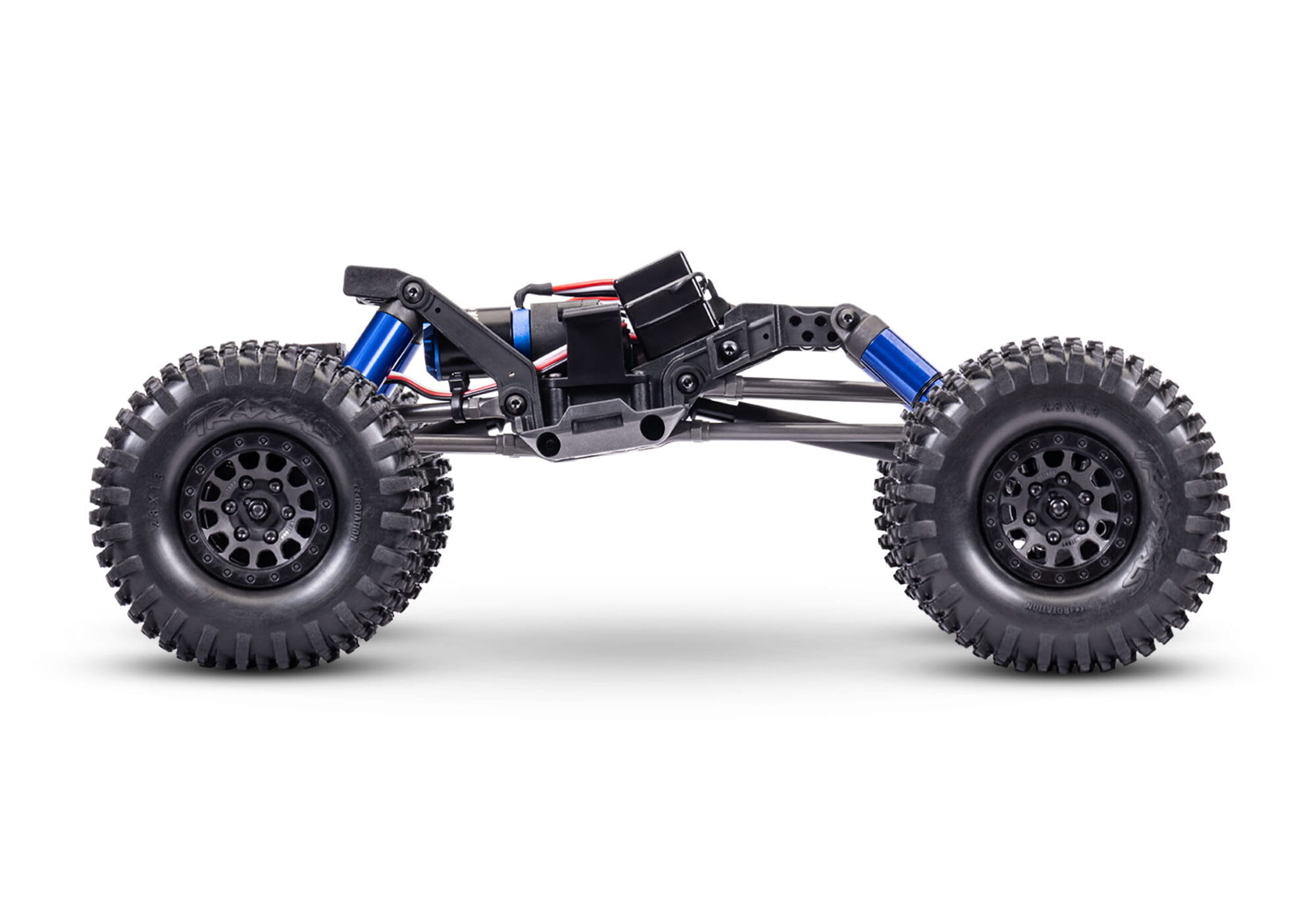 Traxxas TXC-4M Extreme Crawler Blau 1_18 Brushless 4WD RTR mit 3S LiPo Akku und USB-Ladegeraet