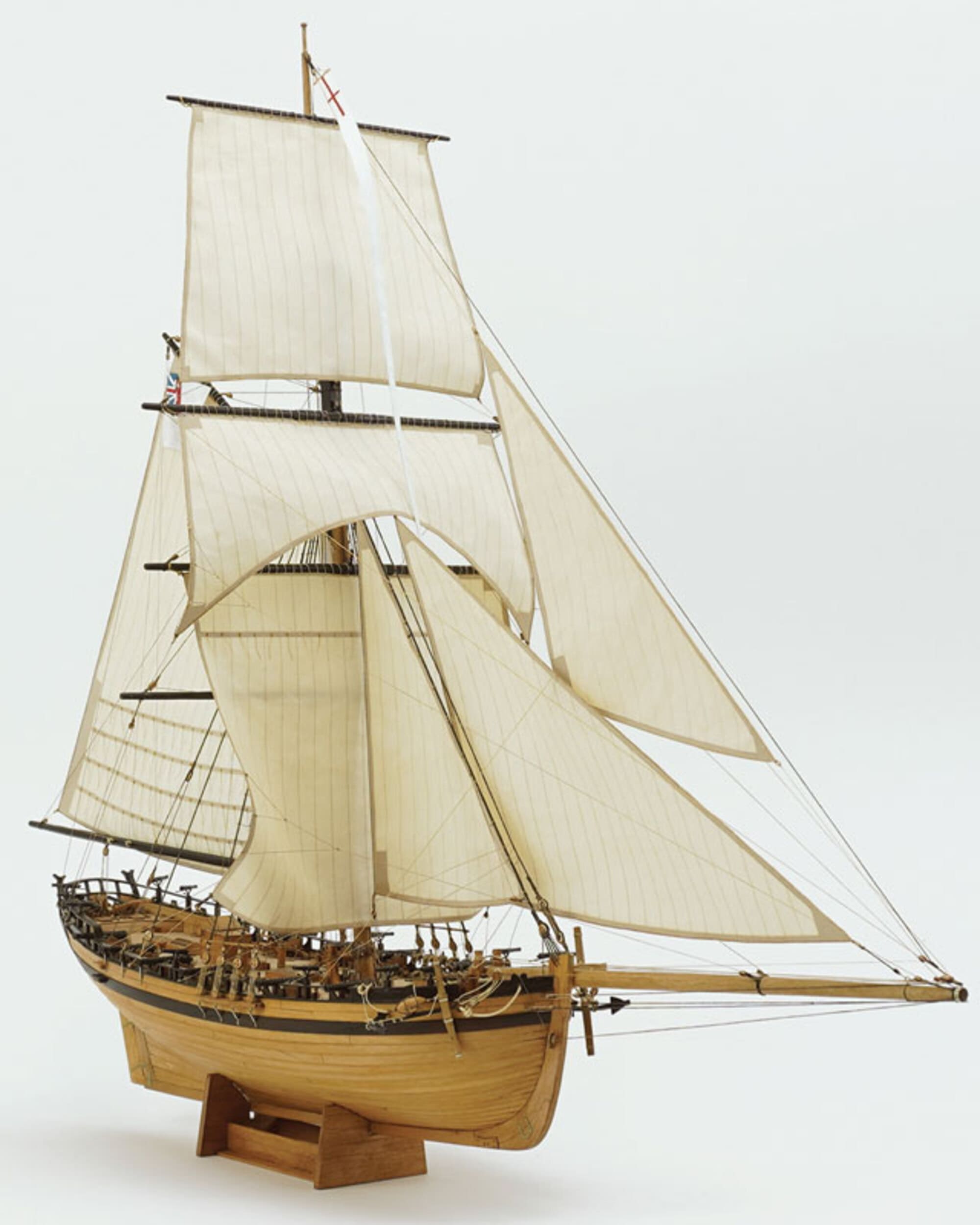 HMS Rattlesnake 1776 Modellbausatz 1_72 Laser-Cut Holzbau