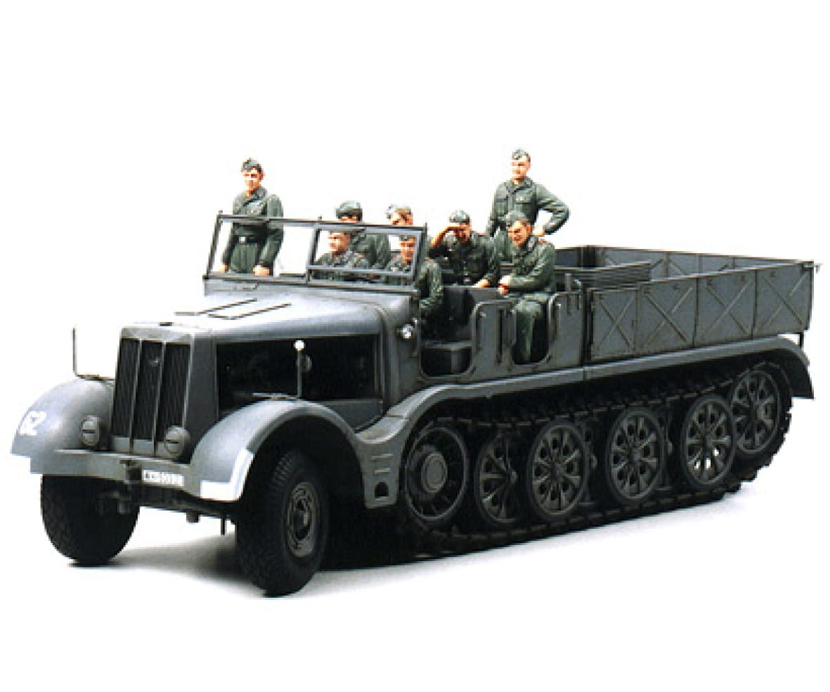 Tamiya WWII SdKfz.9 Famo 18to Halbkette 1:35 Plastik Modellbau Militär Bausatz
