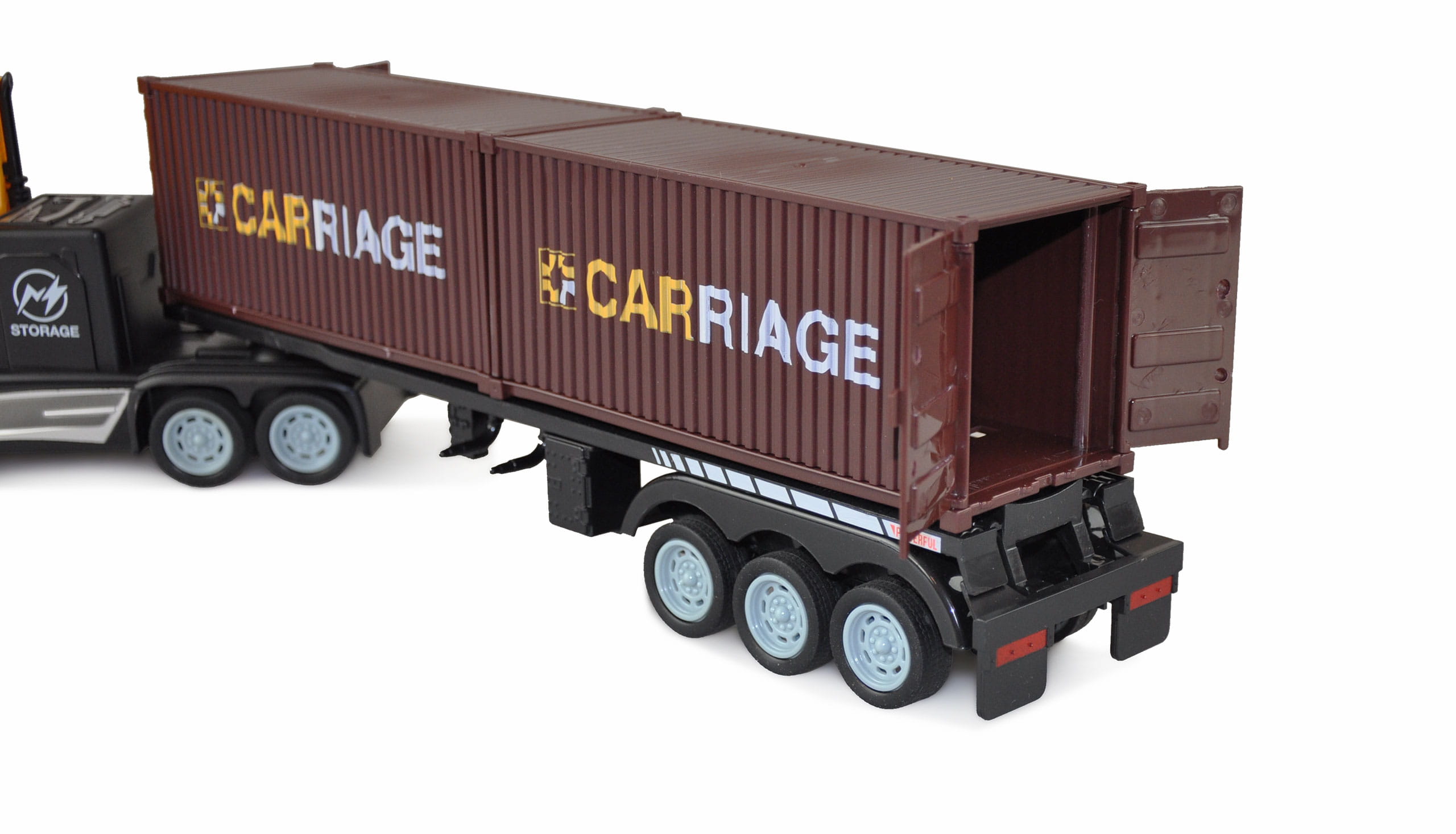 Amewi RC Truck Sattelschlepper mit Container Auflieger 2WD 1:16 2,4GHz RTR