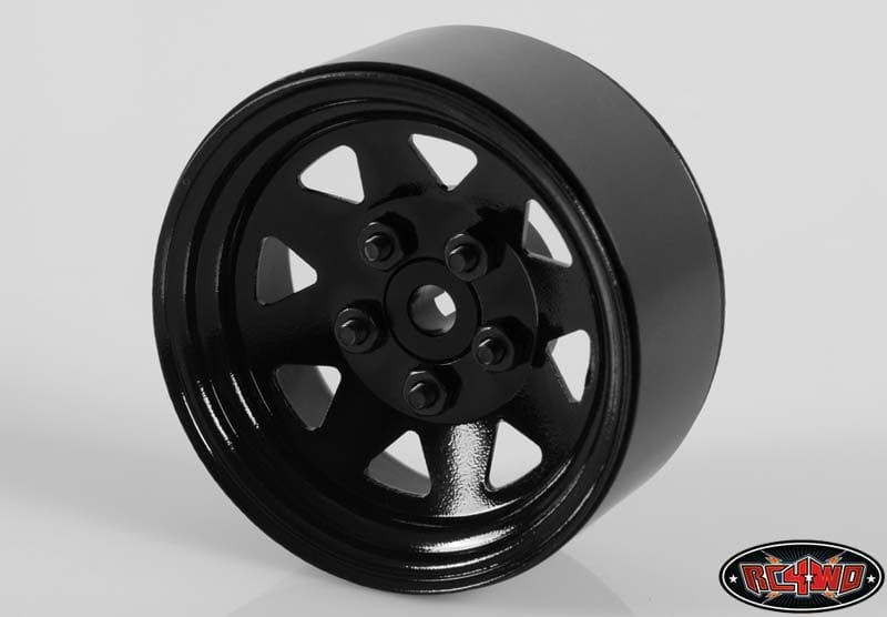 RC4WD 5 Lug Wagon 1.9 Single Steel Stamped Beadlock Felge (Black)