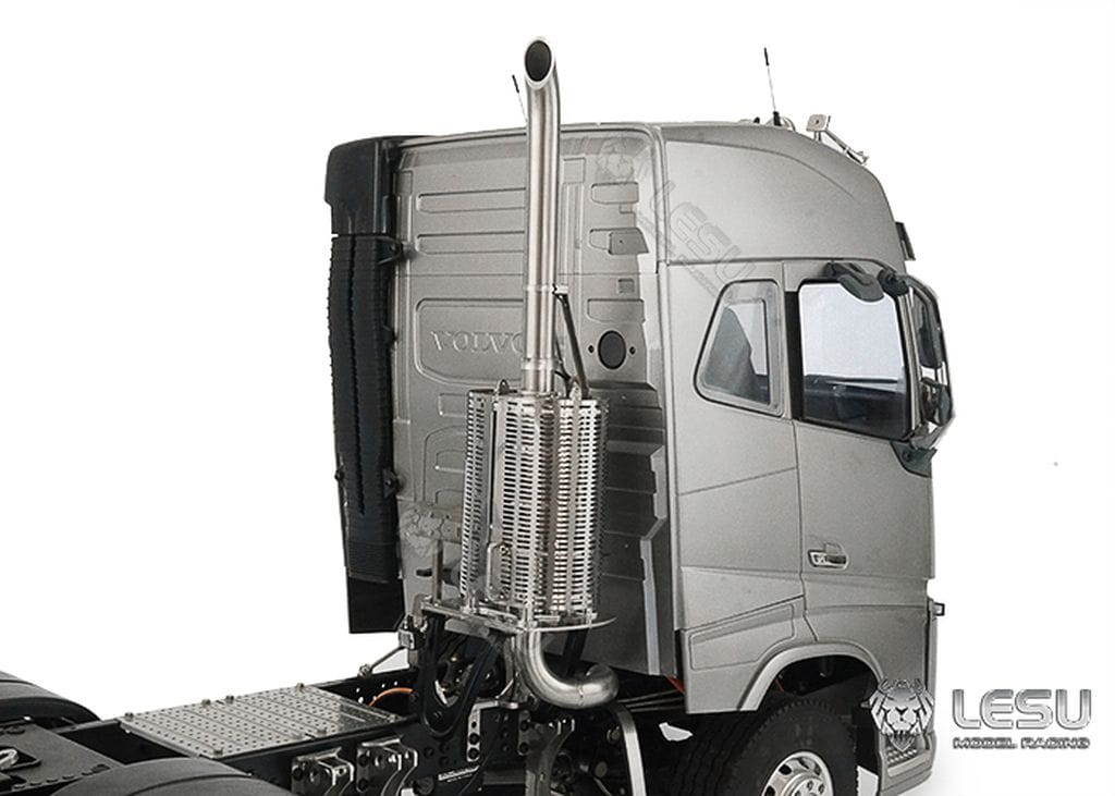 Lesu Auspuff hoch mit Scheinwerfer fuer VOLVO - RC-Zubehoer