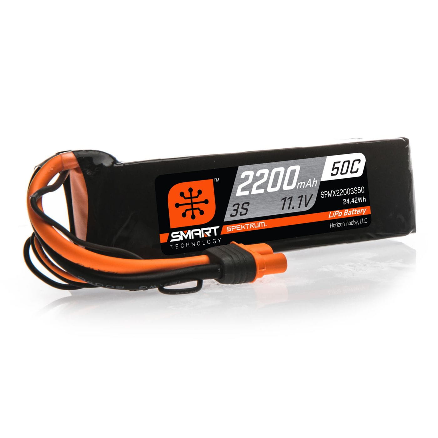 Spektrum Lipo Akku 2200mAh 3S 11.1V 50C Smart  IC3 Spektrum Lipo Akku 2200mAh 3S 11.1V 50C Smart  IC3