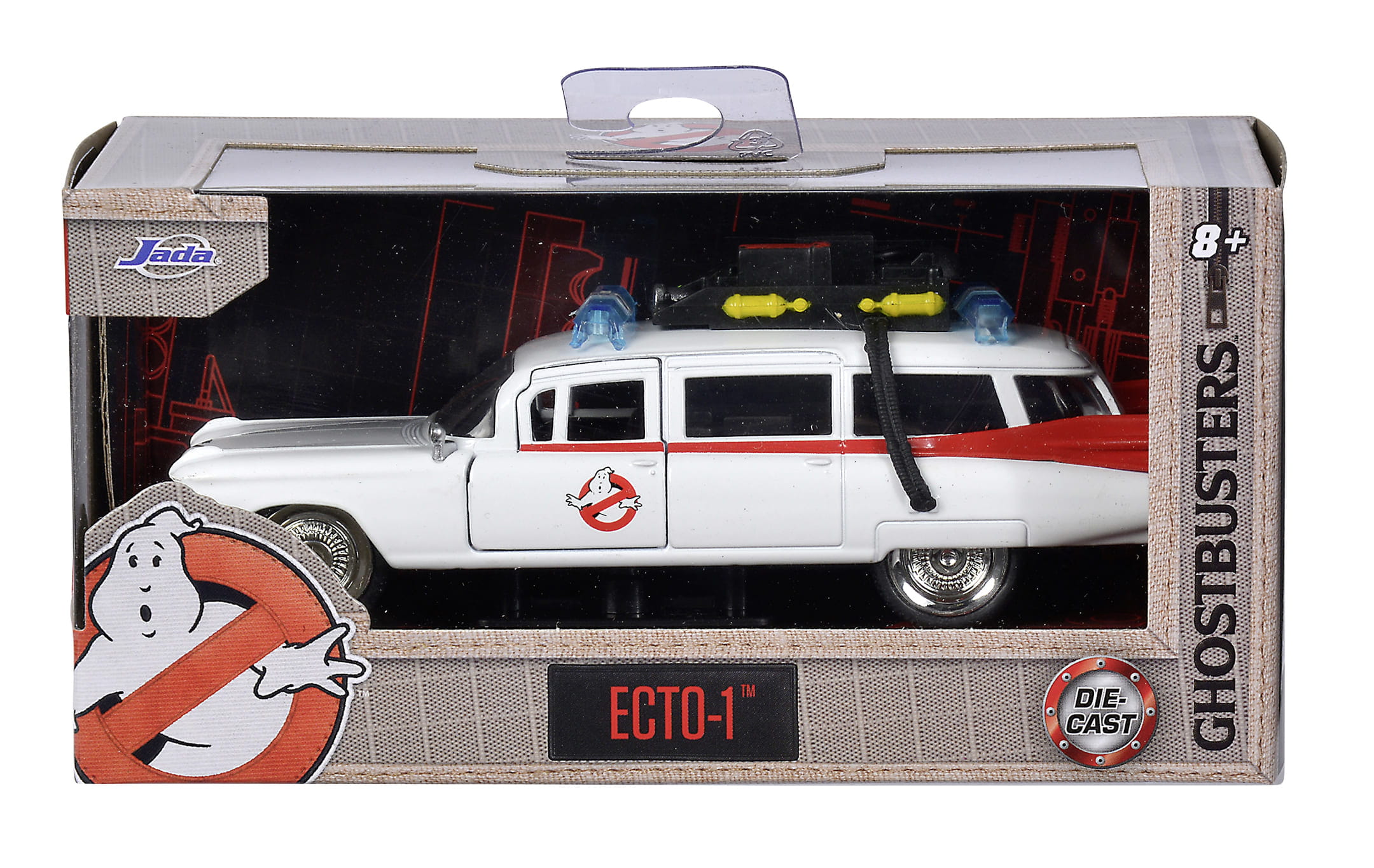 Jada Ecto-1 Ghostbusters 1_32 Modellauto Hollywood Rides Sammlerstueck Jada Ecto-1 1_32 Ghostbusters Modellauto aus der Hollywood Rides Serie