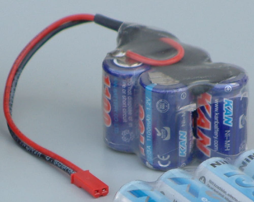 Krick Akku NiMH 6_0V_1600mAh 2_3 JR - RC-Zubehoer