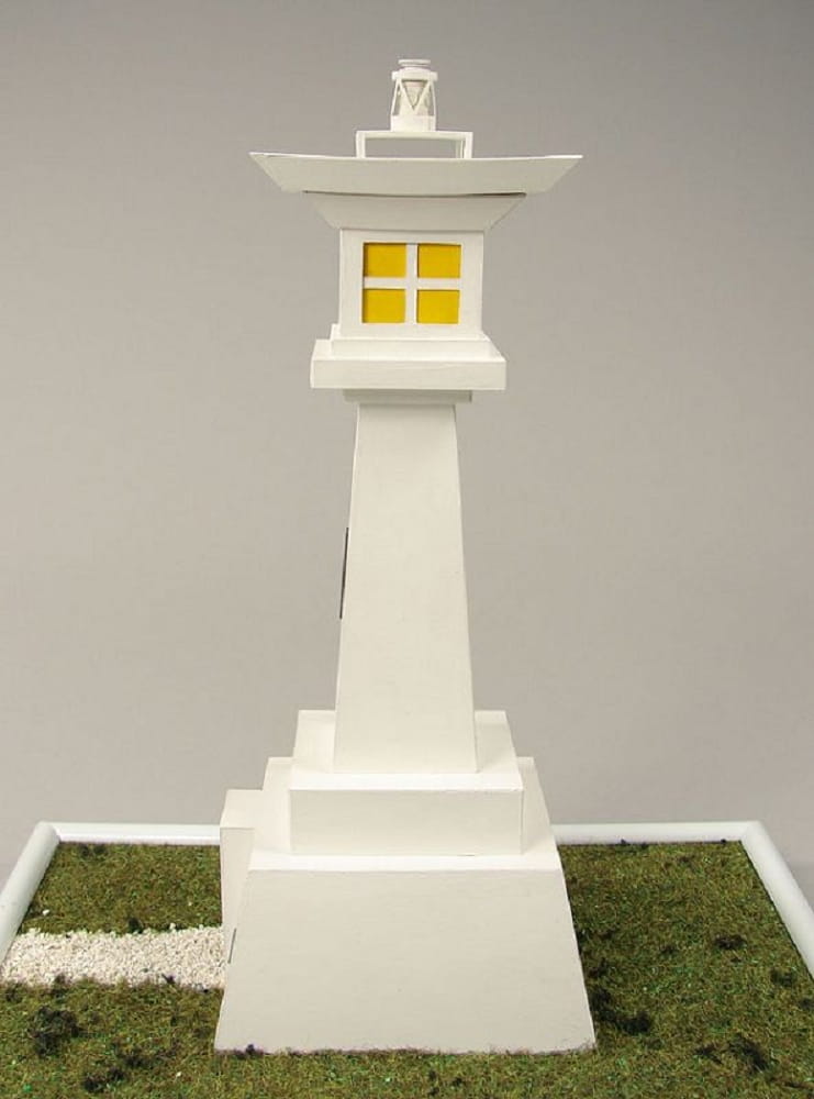 Shipyard Leuchtturm Udo Saki Lighthouse Japan 1967 1:72 Laser Kartonbausatz