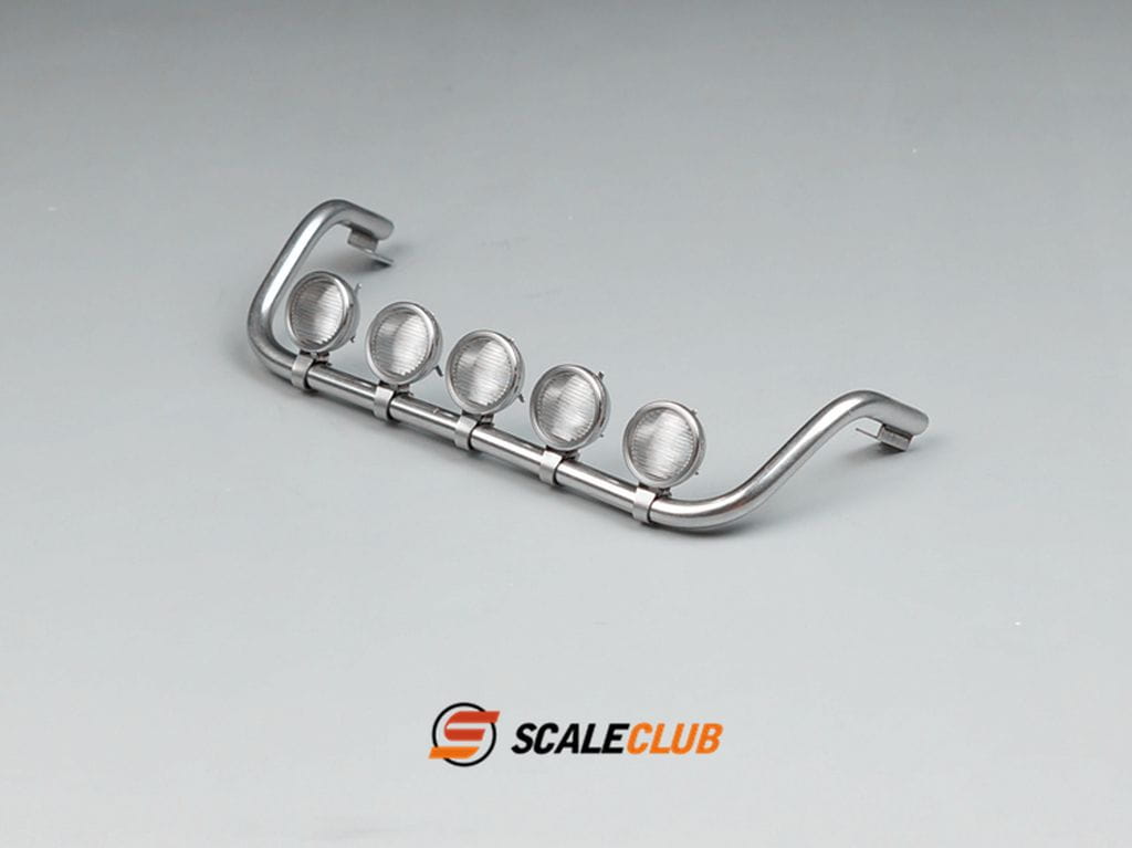 ScaleClub 1:14 Dachlampenbügel mit LED aus V2A für F2000