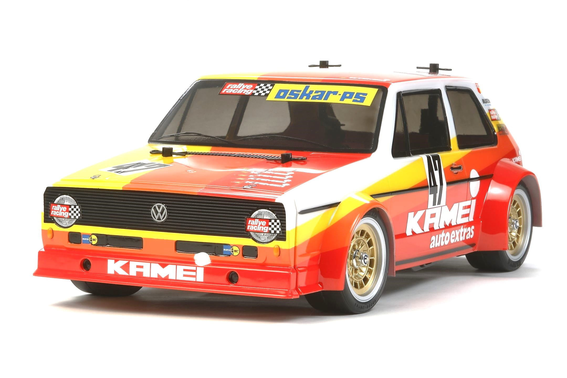 Tamiya Karosserie Satz VW Golf 1 MK. Racing Group 2 Kamei