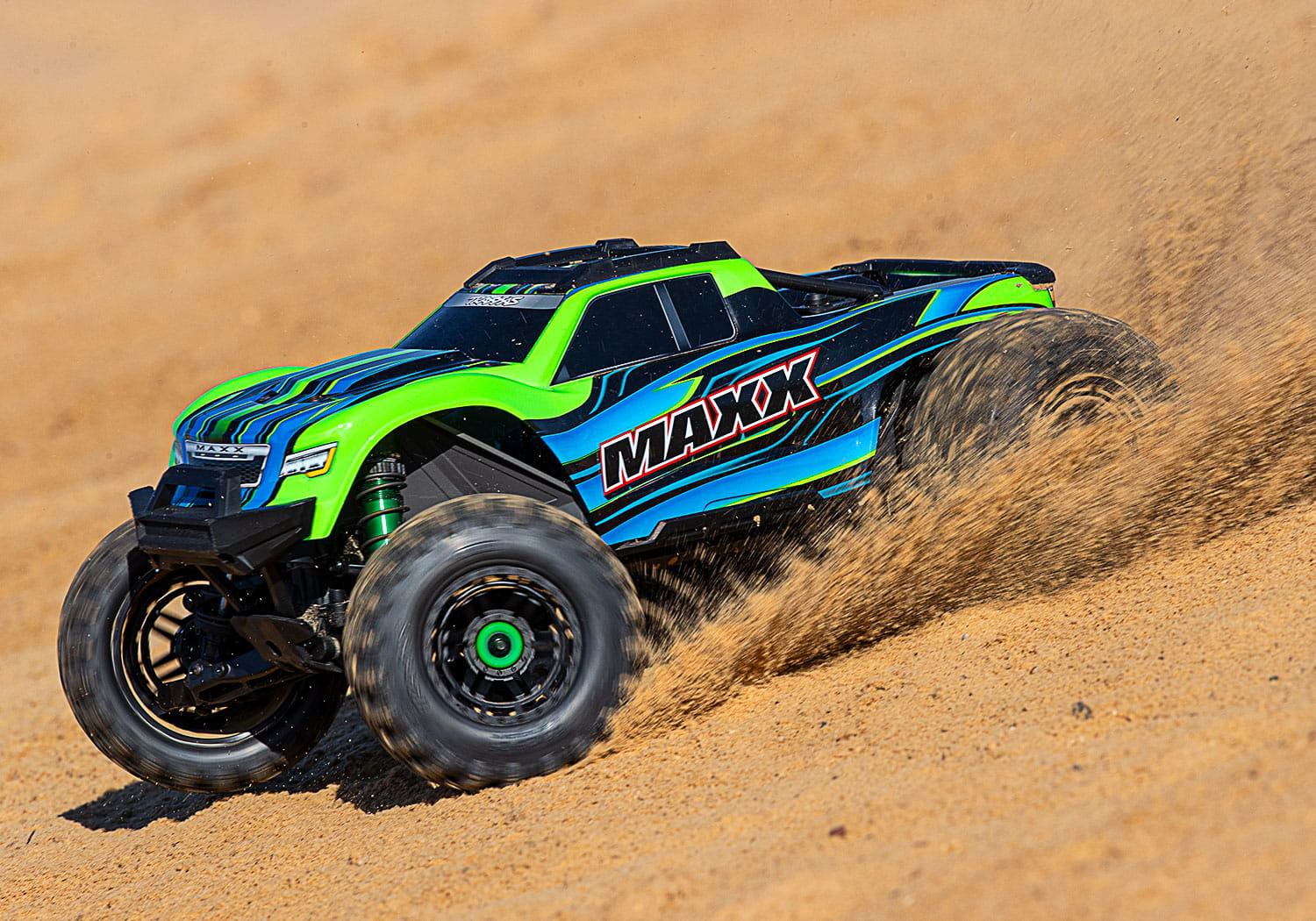Traxxas 1:10 Wide MAXX RTR TSM SR VXL 4S Brushless Monstertruck Grün Traxxas 1:10 Wide MAXX RTR TSM SR VXL 4S Brushless Monstertruck Grün