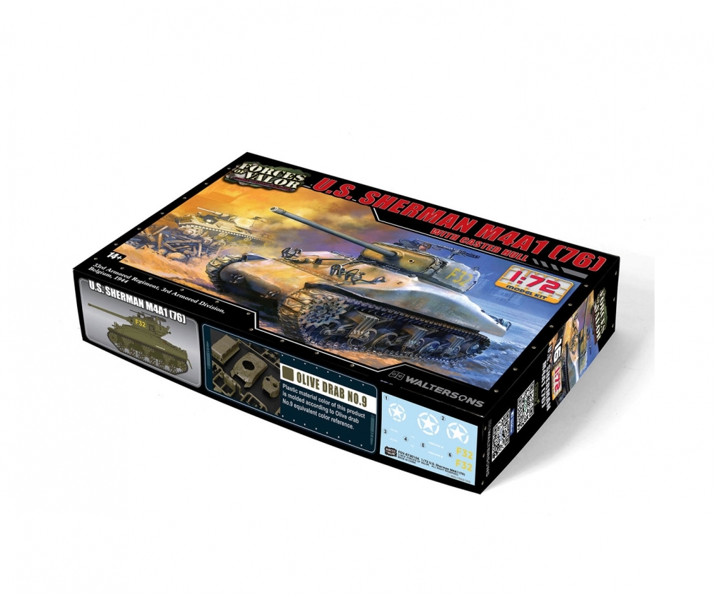 Forces of Valor 1_72 US Sherman M4A1_76_ September 1944 Militaer Modellbau - RC-Zubehoer