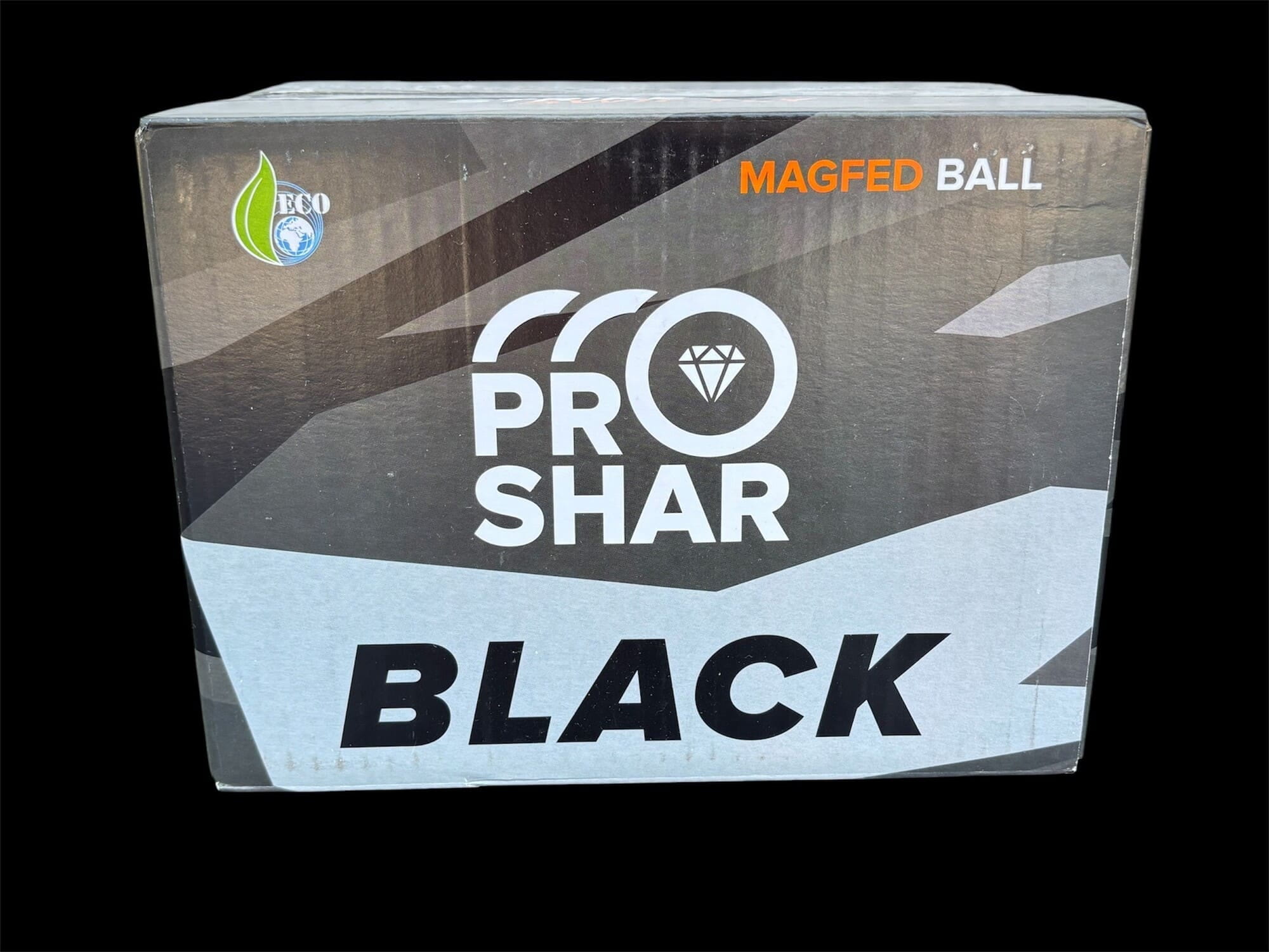 Pro-Shar Black MagFed Paintballs .68 Kaliber 500 Stueck Gelbe Fuellung