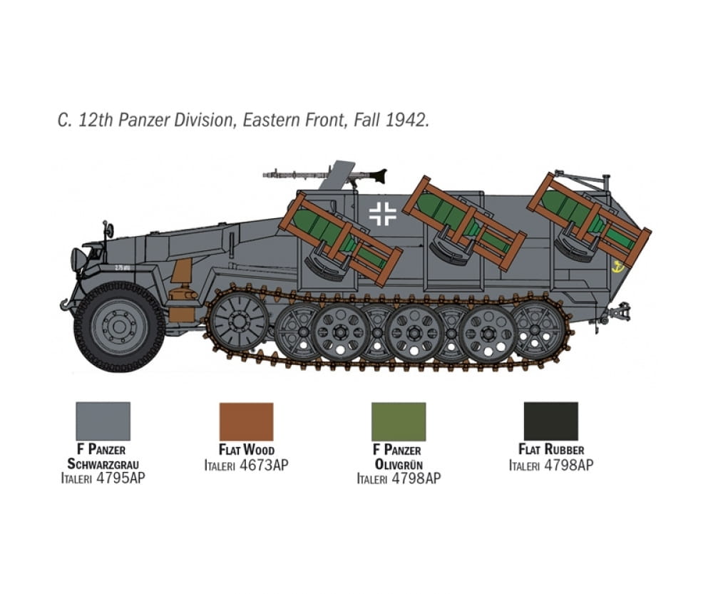 Italeri 1:72 Sd.Kfz. 251/1 "Stuka Zu Fuss"