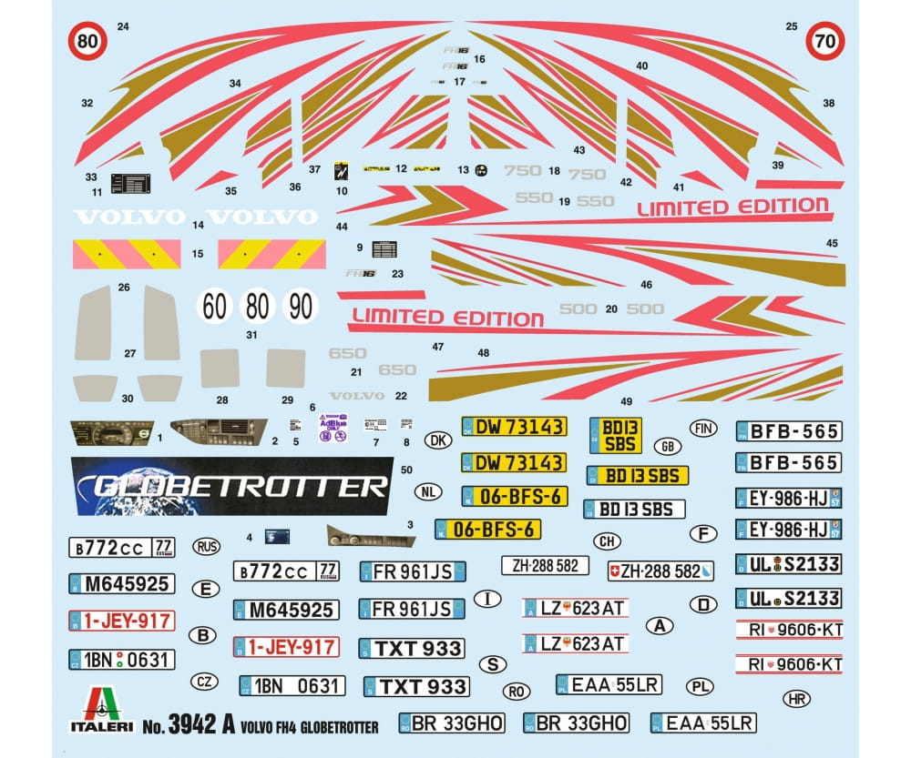 Italeri 1:24 Volvo FH4 Globetrotter /Medium Roof Italeri 1_24 Volvo FH4 Globetrotter _Medium Roof - RC-Zubehoer
